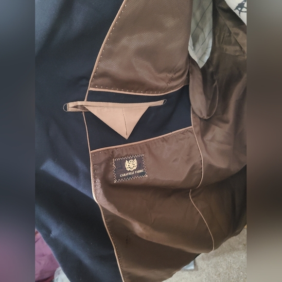 NWT Caravelli 36962 Navy Notched Suit Jacket Blazer - Picture 4 of 5